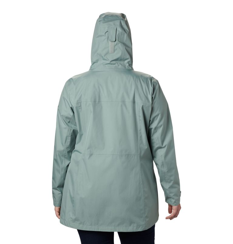 Women’s Splash A Little II Rain Jacket - Plus Size, Color: Light Lichen, image 2
