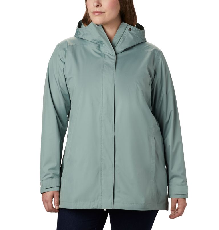 Women’s Splash A Little II Rain Jacket - Plus Size, Color: Light Lichen, image 1