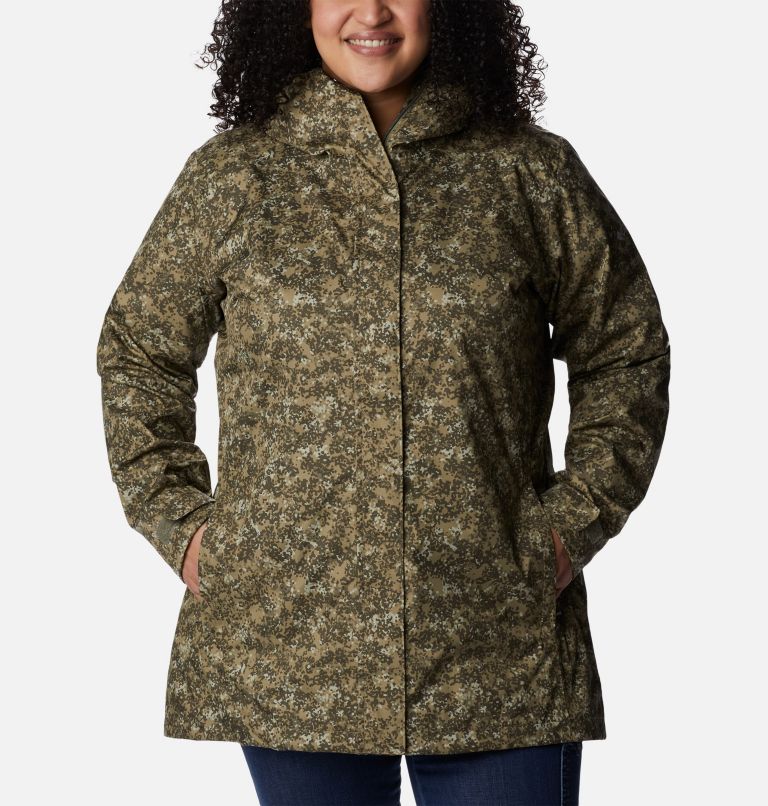 Women’s Splash A Little II Jacket - Plus Size, Color: Safari Dotty Disguise Print
