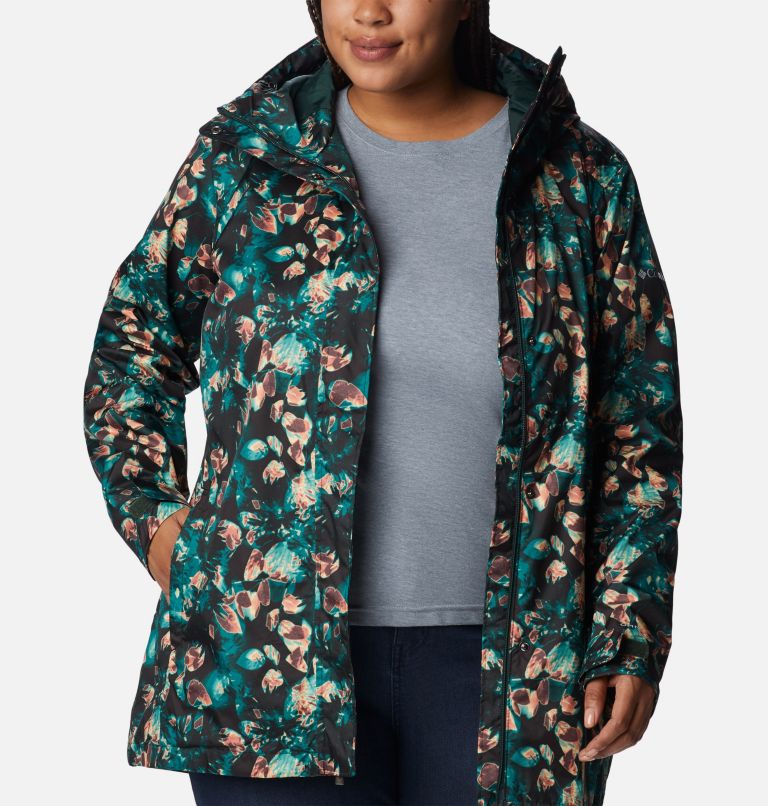 Women’s Splash A Little II Jacket - Plus Size, Color: Spruce Solarized Print, image 6