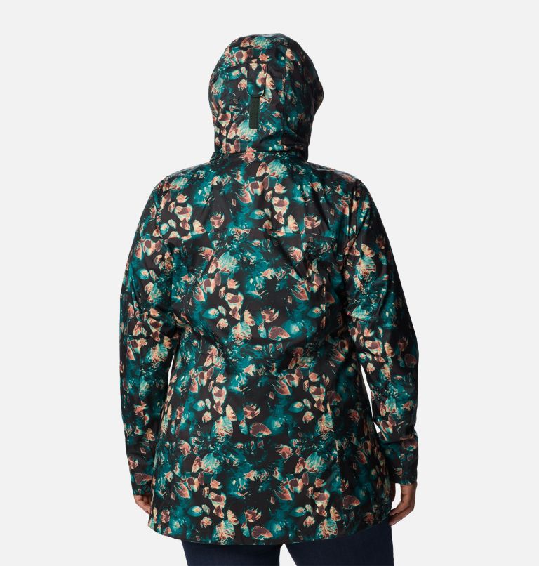 Thumbnail: Women’s Splash A Little II Jacket - Plus Size, Color: Spruce Solarized Print, image 2