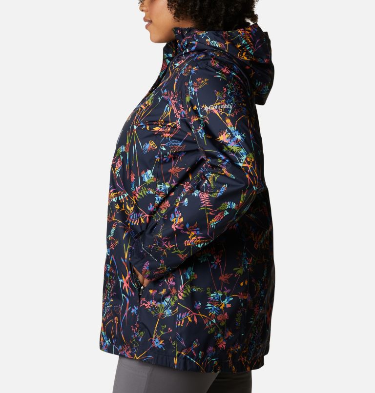 Veste Splash A Little II pour femme - Grandes tailles, Color: Dark Nocturnal Art Bouquet Multi Print, image 3