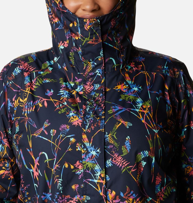 Veste Splash A Little II pour femme - Grandes tailles, Color: Dark Nocturnal Art Bouquet Multi Print, image 4
