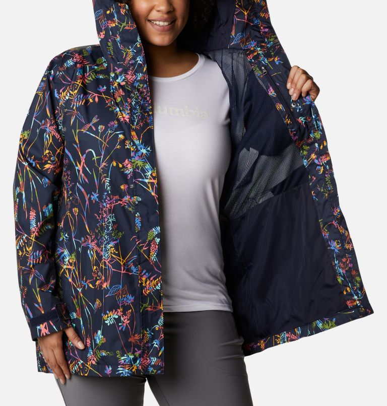 Veste Splash A Little II pour femme - Grandes tailles, Color: Dark Nocturnal Art Bouquet Multi Print, image 5