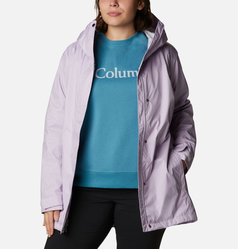 Veste Splash A Little II pour femme - Grandes tailles, Color: Pale Lilac Spacey Dots Print, image 6