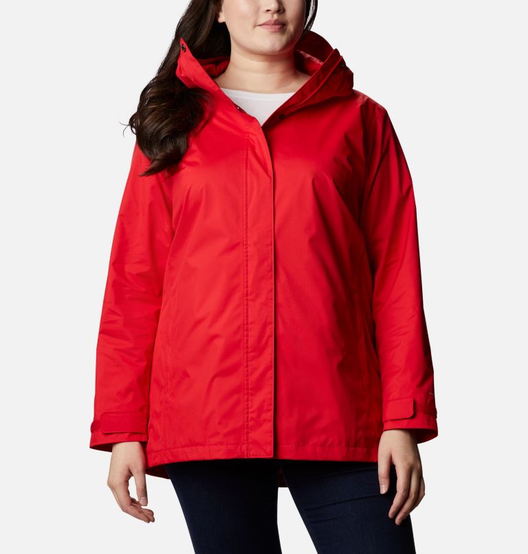 Women’s Splash A Little II Rain Jacket - Plus Size, Color: Red Lily, image 1