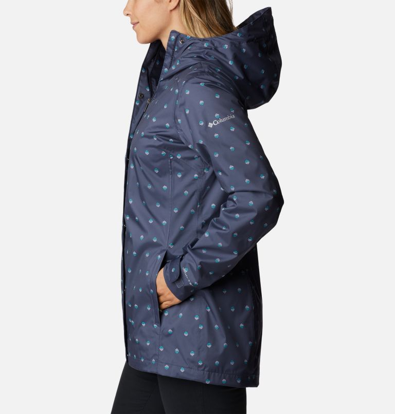 Thumbnail: Chaqueta Splash A Little II para mujer, Color: Nocturnal Swell Dots Print, image 3