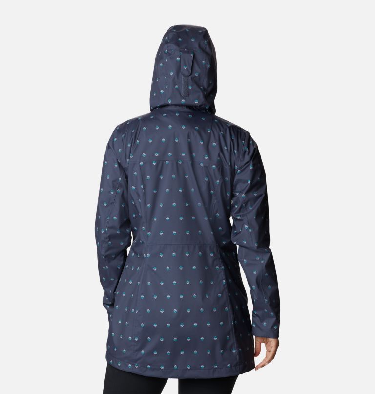 Thumbnail: Chaqueta Splash A Little II para mujer, Color: Nocturnal Swell Dots Print, image 2