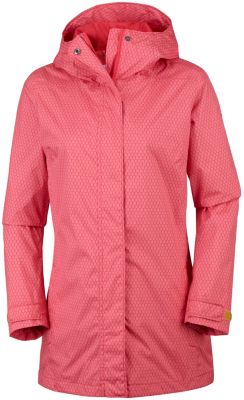 Giacca Splash A Little&trade; II da donna Splash A Little&trade; II Jacket | 633 | S, Red Coral Mini Hex Print, front