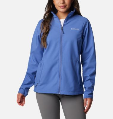 Columbia Women's Purple Full-Zip Soft-Shell Fleece-Lined Jacket - Size  Medium M