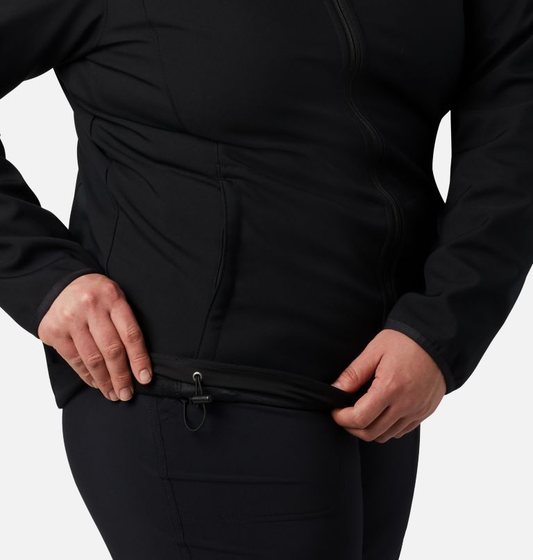 Women’s Kruser Ridge II Softshell - Plus Size, Color: Black