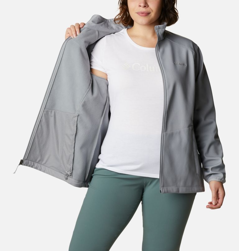 Women’s Kruser Ridge II Softshell - Plus Size, Color: Monument, image 5