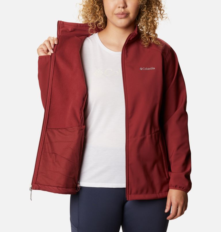 Kruser Ridge II Softshell | 619 | 3X, Color: Marsala Red, image 5