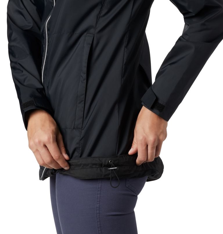 Women’s Switchback Lined Long Jacket, Color: Black