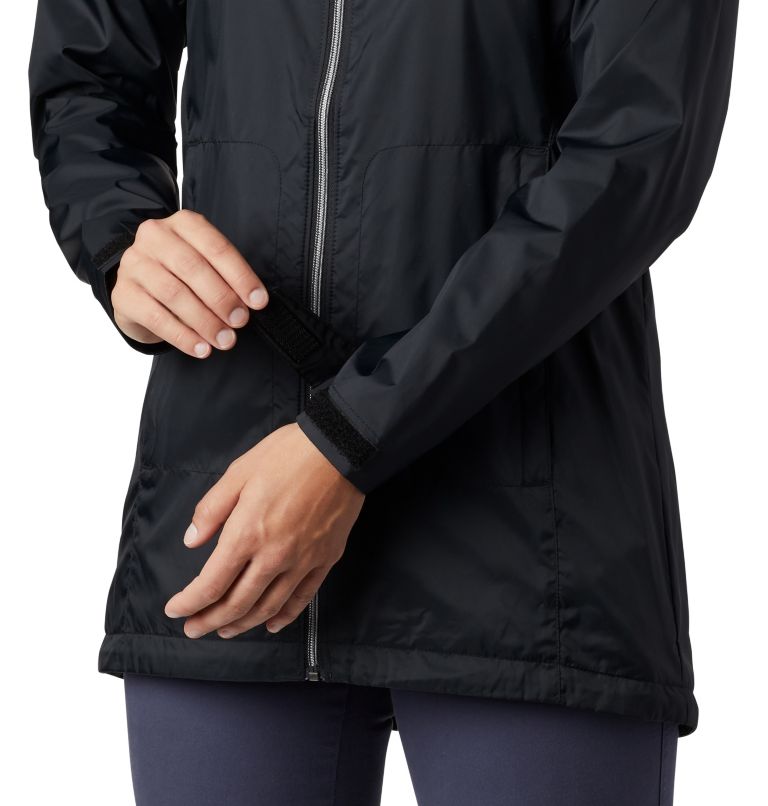 Women’s Switchback Lined Long Jacket, Color: Black, image 5