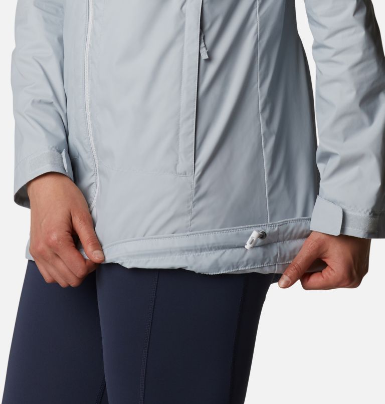 Women’s Switchback Lined Long Jacket, Color: Cirrus Grey, image 6