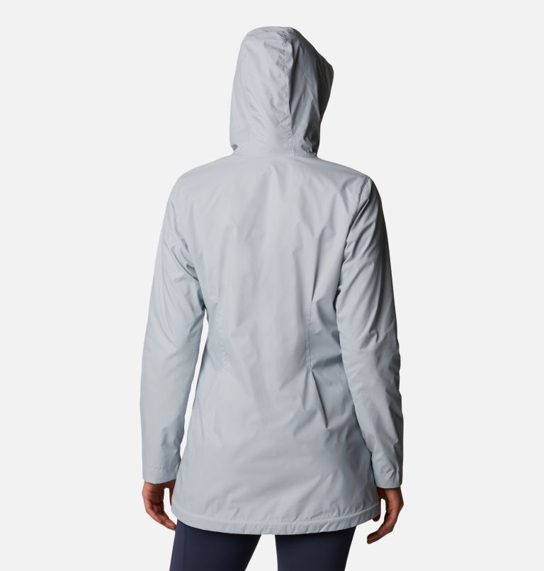 Switchback Lined Long Jacket | 032 | XL, Color: Cirrus Grey, image 2