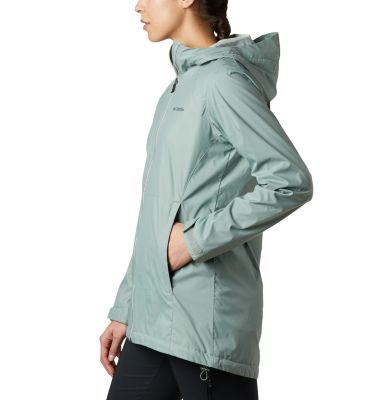 columbia women's arcadia lined long rain jacket