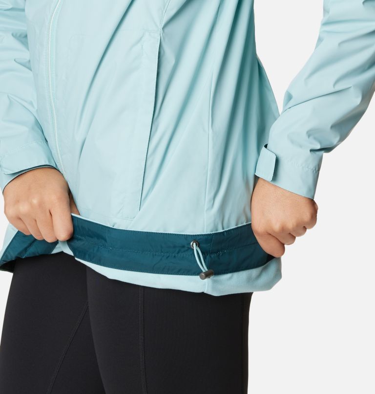 Thumbnail: Women’s Switchback Lined Long Jacket, Color: Aqua Haze, image 6
