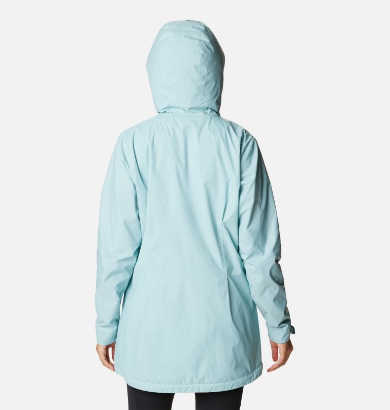 Columbia switchback lined on sale long rain jacket