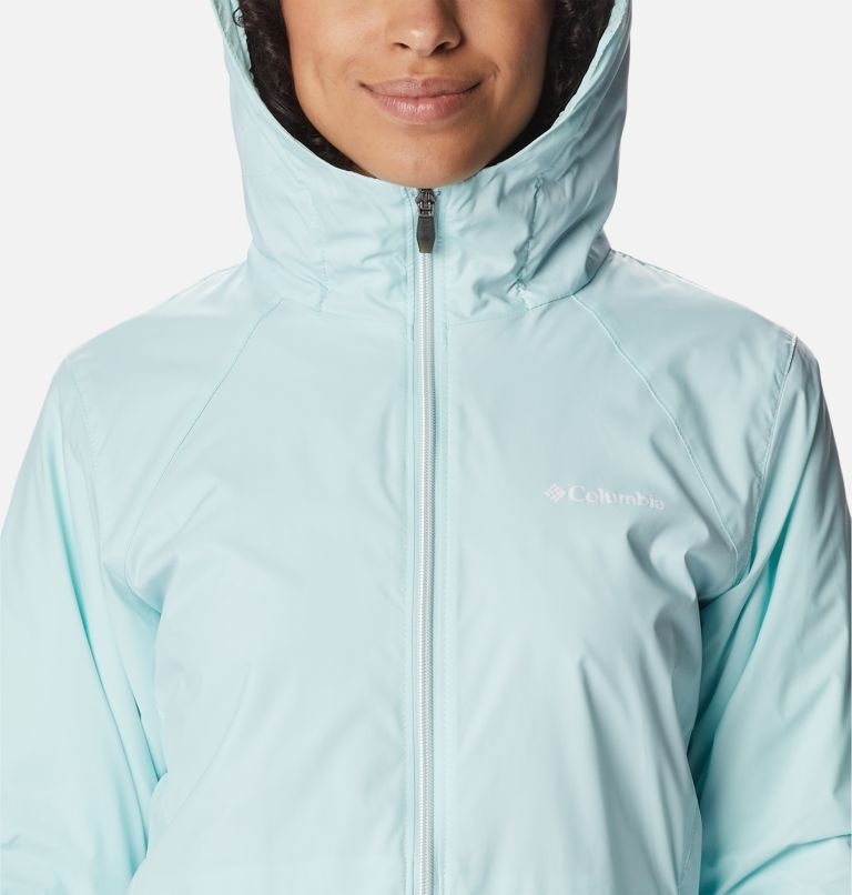 Thumbnail: Women’s Switchback Lined Long Jacket, Color: Icy Morn, image 4