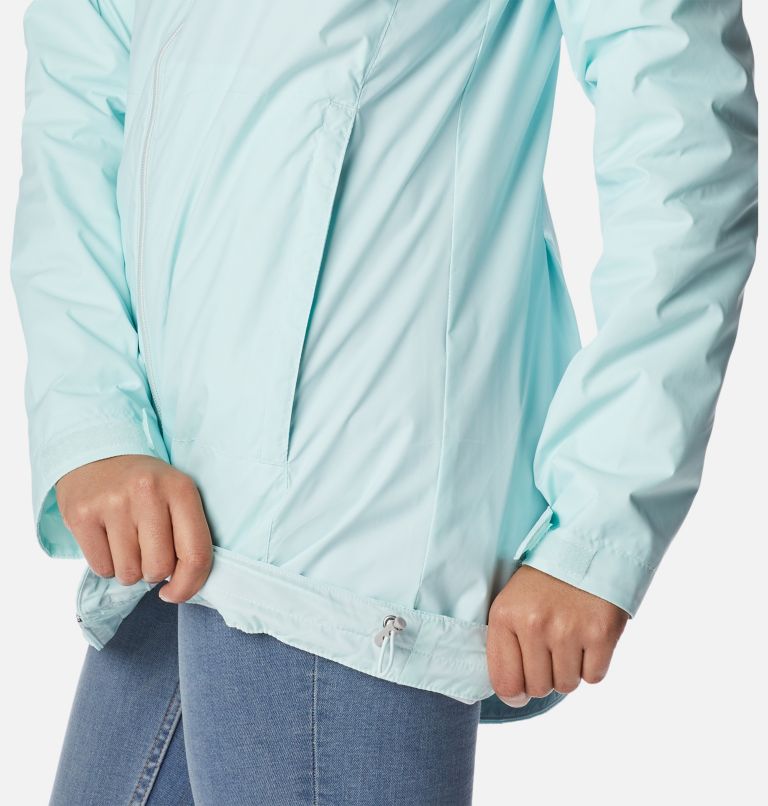 Women’s Switchback Lined Long Jacket, Color: Icy Morn, image 6