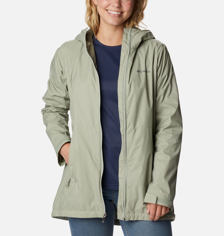 Women’s Switchback Lined Long Jacket, Color: Safari, image 7
