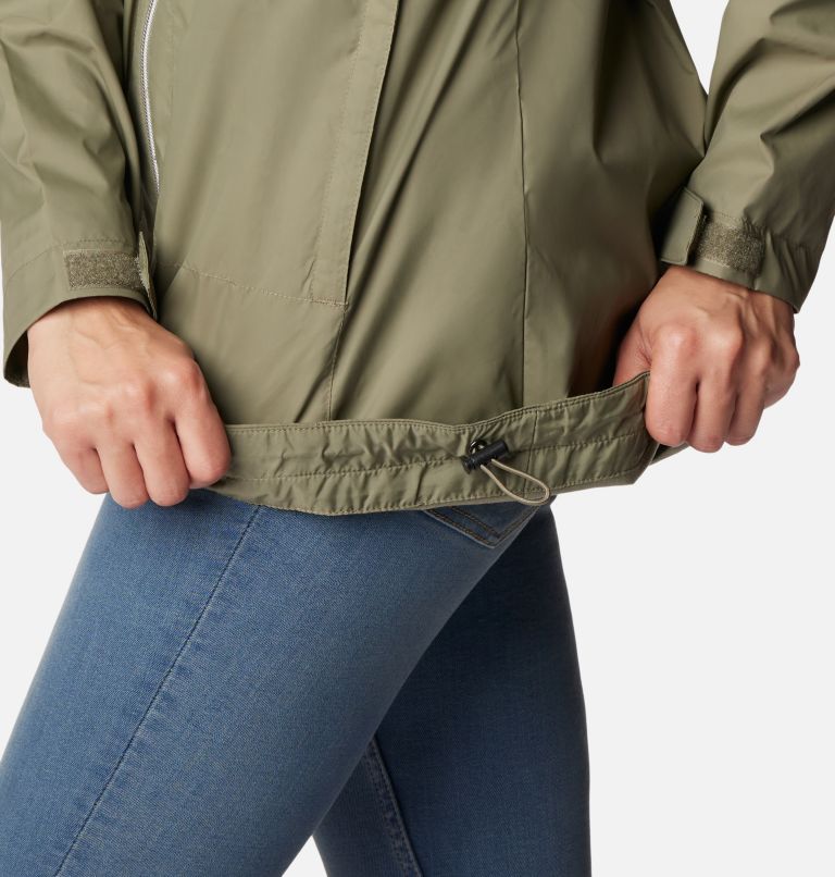 Thumbnail: Women’s Switchback Lined Long Jacket, Color: Stone Green, image 6