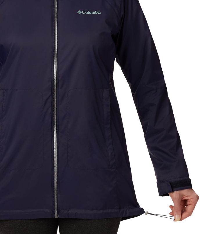Thumbnail: Women’s Switchback Lined Long Rain Jacket, Color: Dark Nocturnal, image 3