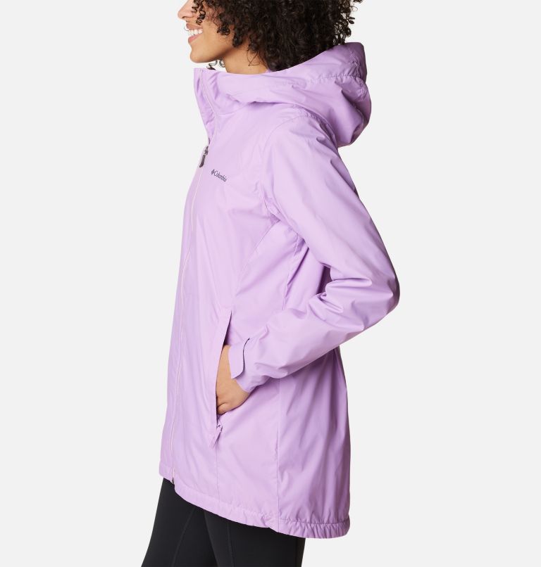 Women’s Switchback Lined Long Jacket, Color: Gumdrop, image 3