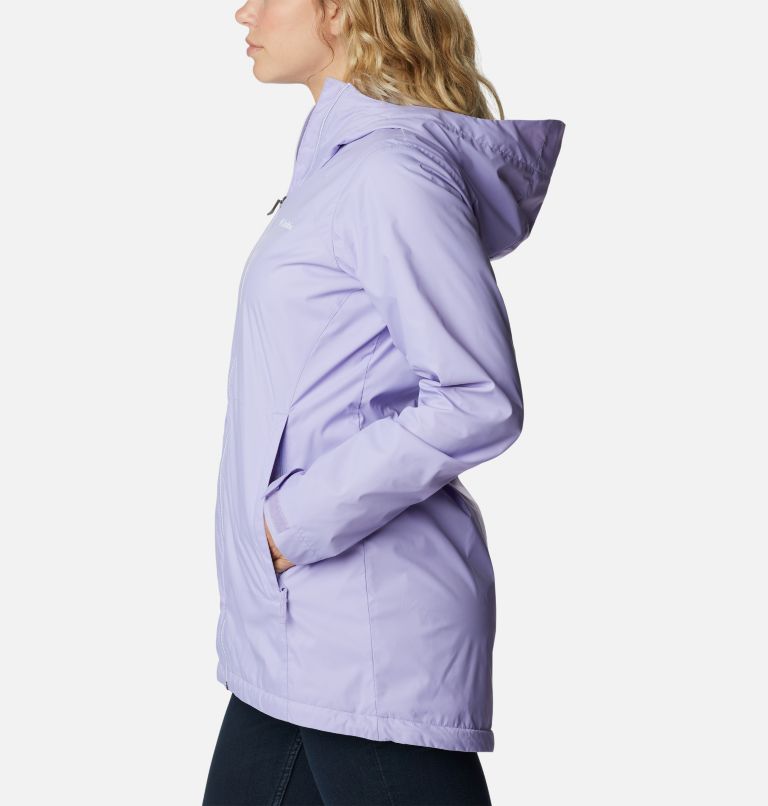 Switchback Lined Long Jacket | 535 | S, Color: Frosted Purple, image 3