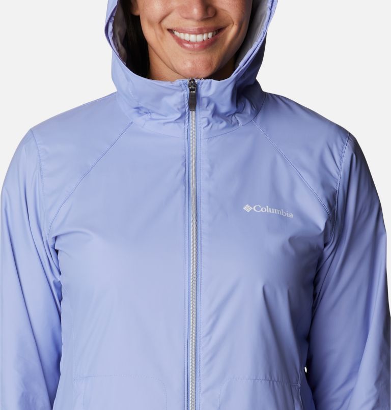 Women’s Switchback Lined Long Jacket, Color: Serenity