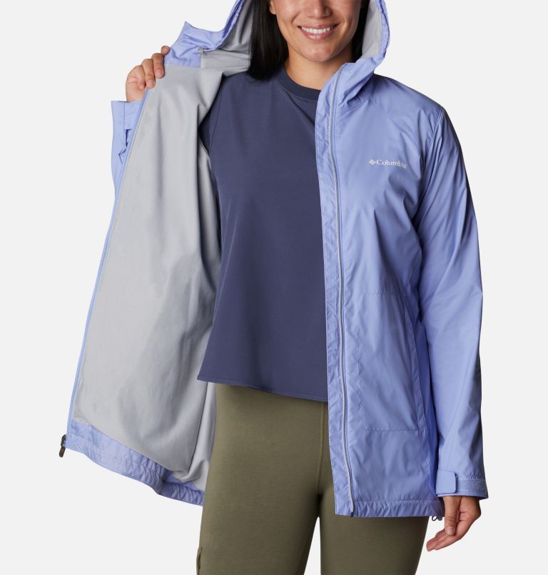 Thumbnail: Switchback Lined Long Jacket | 567 | M, Color: Serenity, image 5