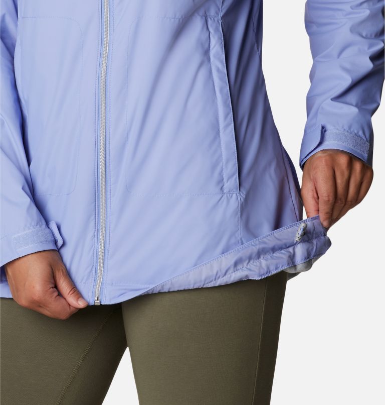 Women’s Switchback Lined Long Jacket, Color: Serenity, image 6