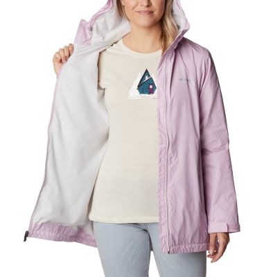 Columbia Women’s Switchback Lined Long Rain Jacket - Waterproof, Windproof & Fully Lined For All-Day Comfort
