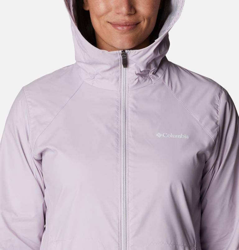 Women’s Switchback Lined Long Jacket, Color: Pale Lilac, image 4