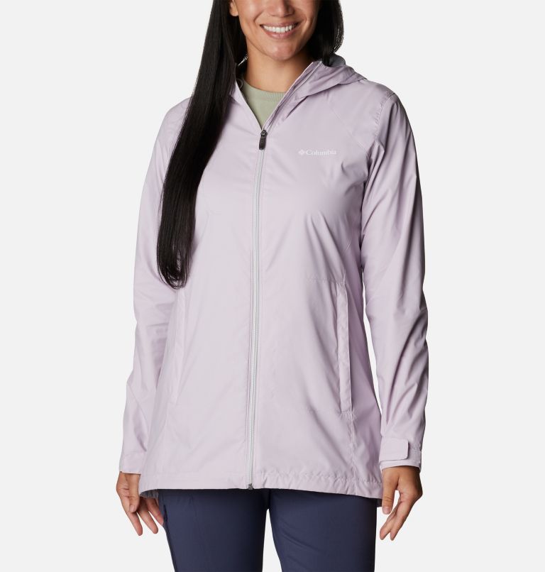 Thumbnail: Women’s Switchback Lined Long Jacket, Color: Pale Lilac, image 1