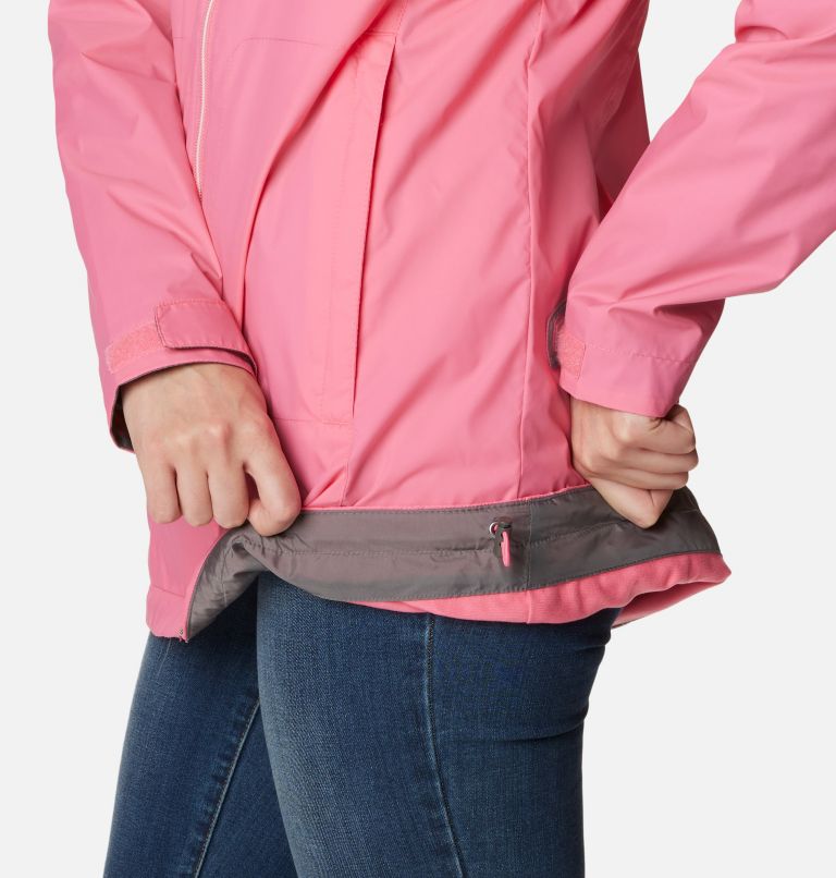 Women’s Switchback Lined Long Jacket, Color: Camellia Rose, image 6