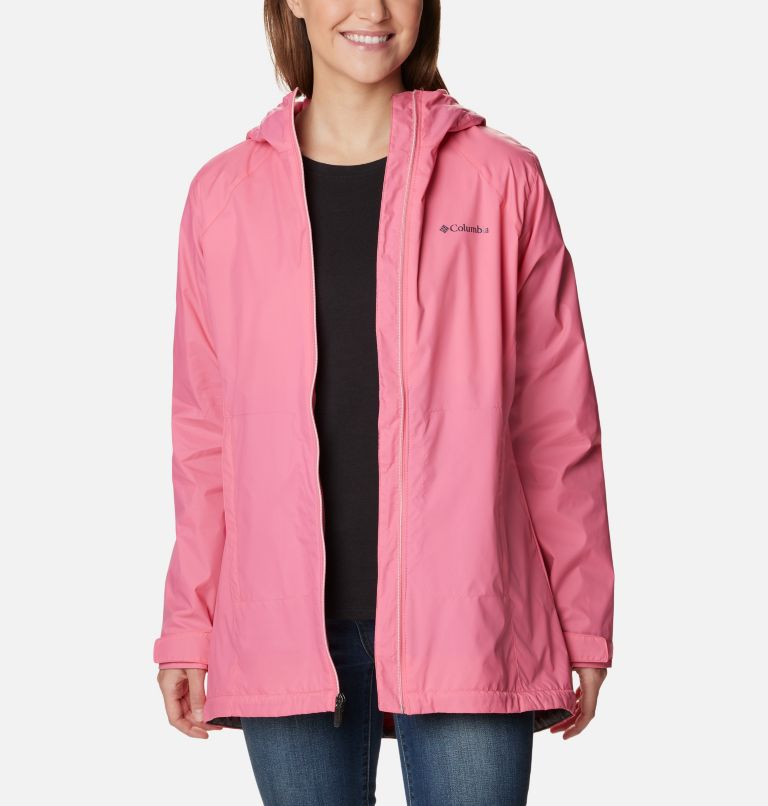 Thumbnail: Women’s Switchback Lined Long Jacket, Color: Camellia Rose, image 7
