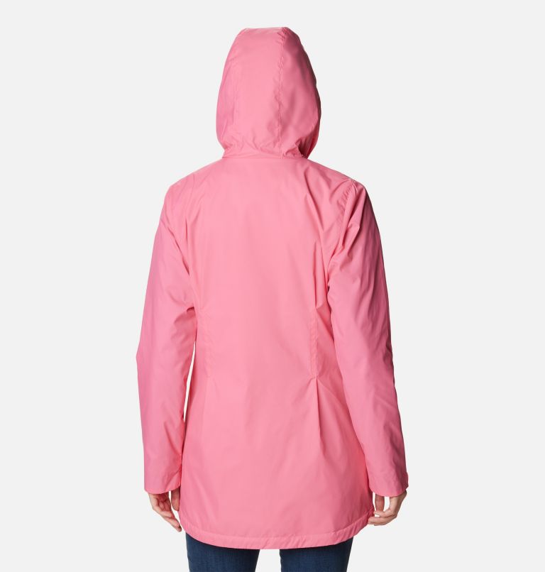 Women’s Switchback Lined Long Jacket, Color: Camellia Rose, image 2