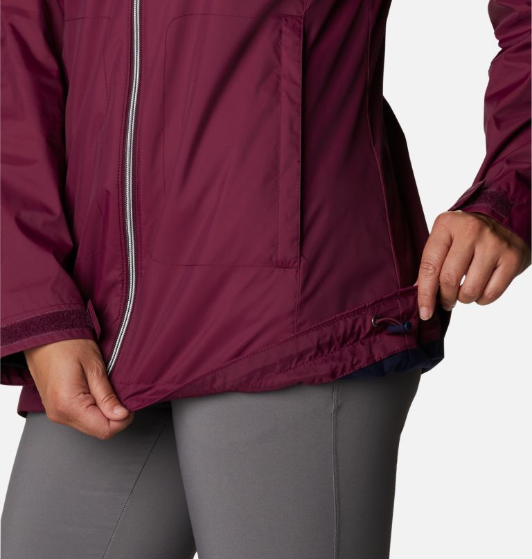Thumbnail: Women’s Switchback Lined Long Jacket, Color: Marionberry, image 6