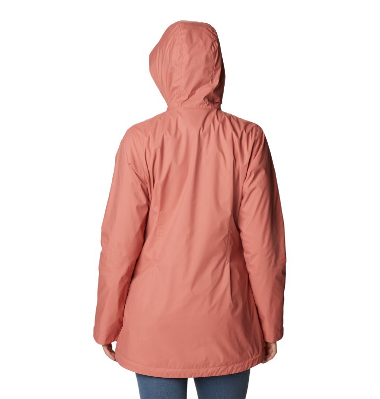 Thumbnail: Switchback Lined Long Jacket | 639 | XL, Color: Dark Coral, image 2