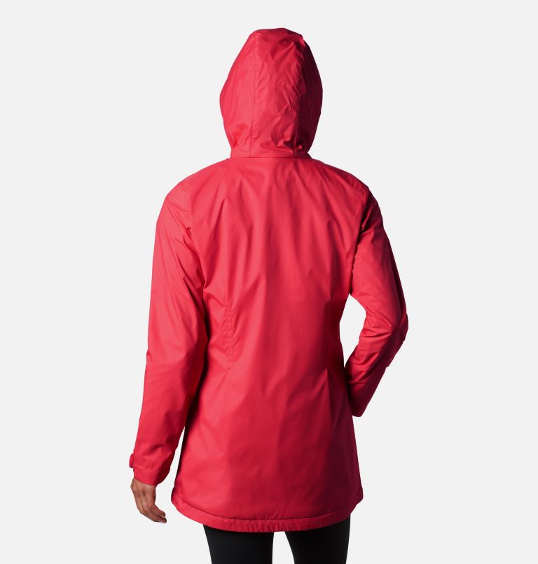 Switchback Lined Long Jacket | 658 | XS, Color: Red Lily, image 2