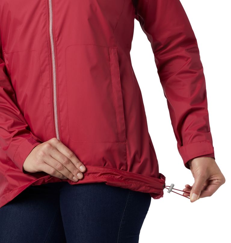 Women’s Switchback Lined Long Jacket, Color: Red Orchid, Red Orchid Lining, image 5