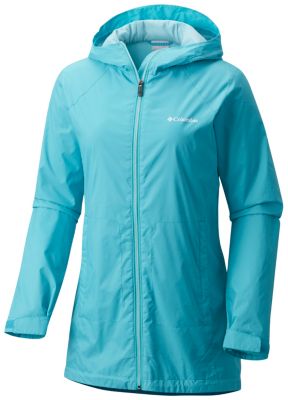 columbia long lined rain jacket