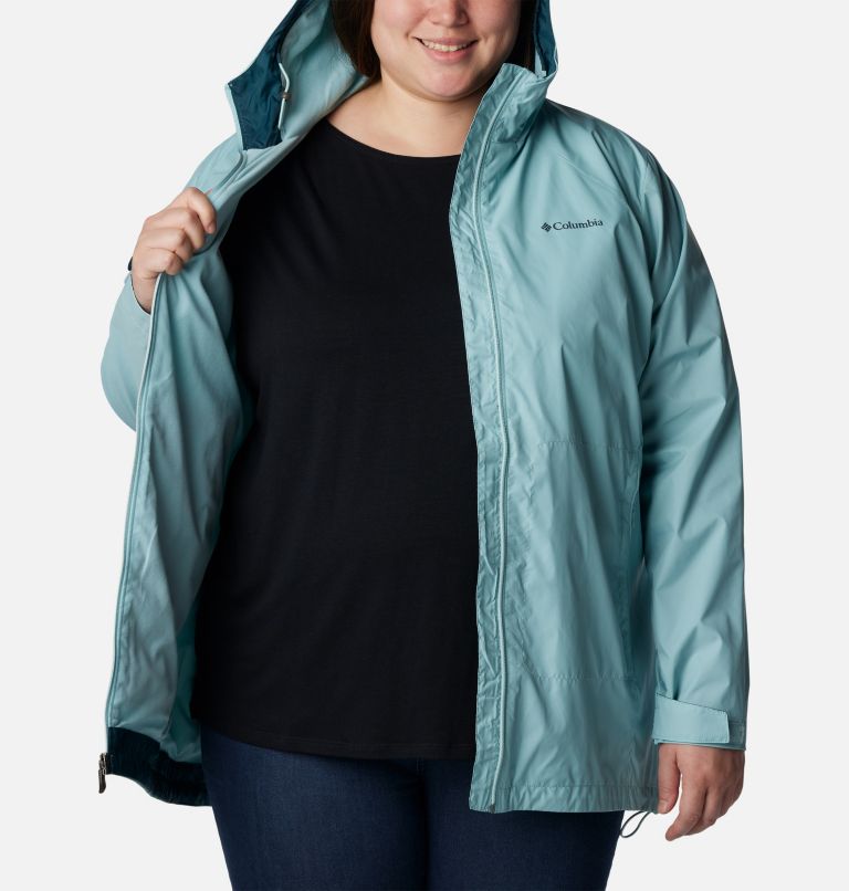 Columbia switchback lined long rain sale jacket