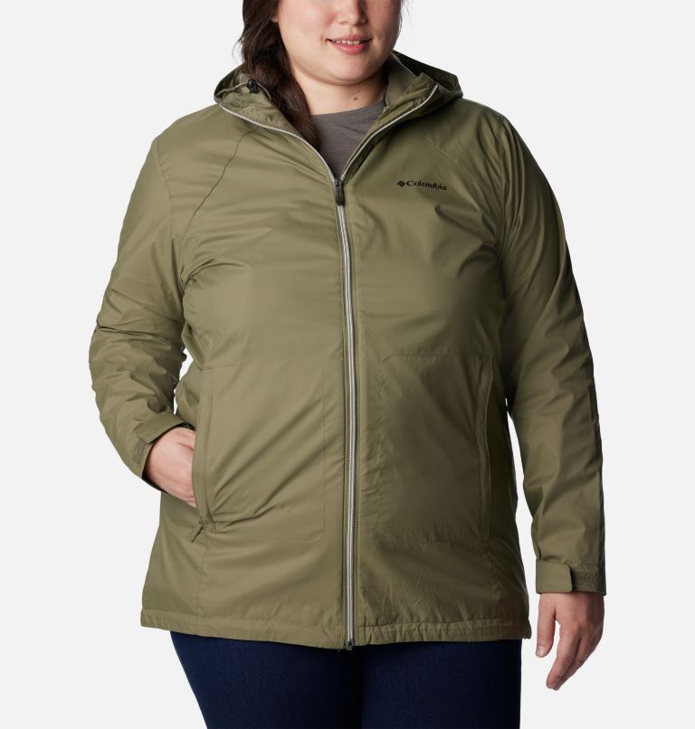 Women s Switchback Lined Long Jacket Plus Size Columbia