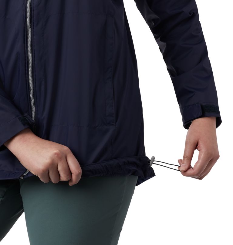Women’s Switchback Lined Long Jacket - Plus Size, Color: Dark Nocturnal, image 4