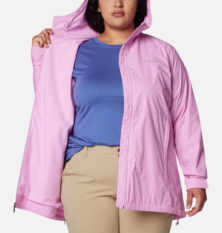 Women’s Switchback Lined Long Jacket - Plus Size, Color: Cosmos, image 5