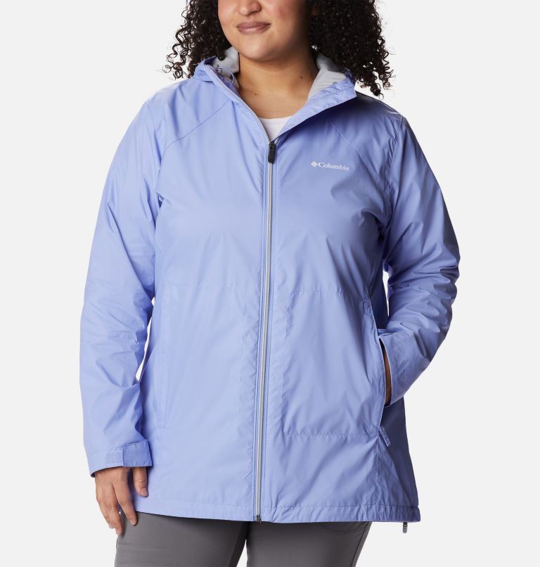 Columbia Womens Plus Size Switchback Lined Long Jacket Rain Jacket